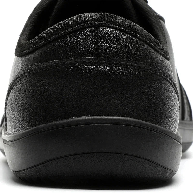Barefoot Unisex Wide Width Leather Walking Shoes