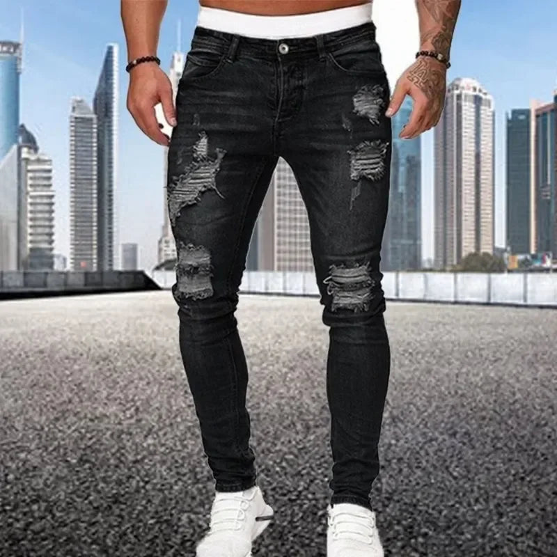 Men’s Ripped Skinny Jeans