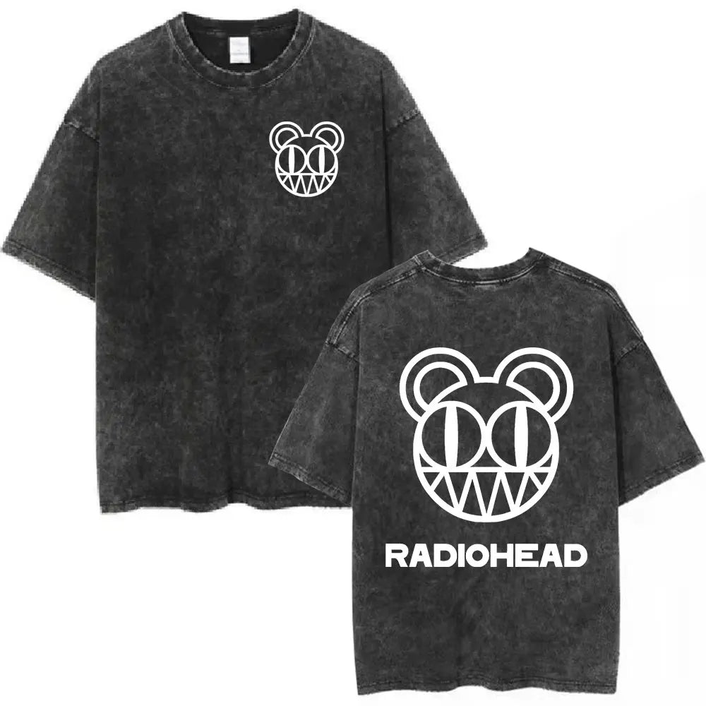 Radiohead Unisex Washed Cotton Tees