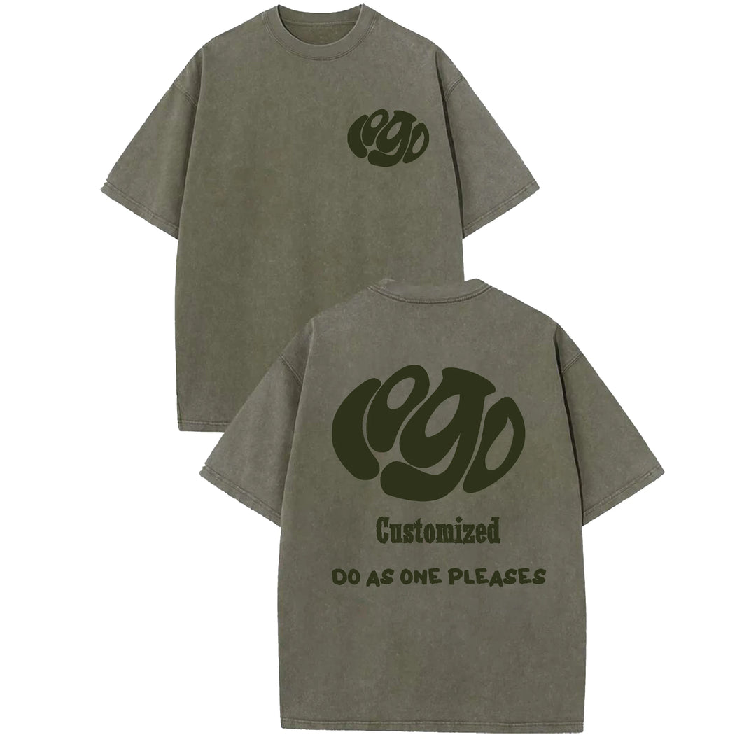Retro Oversized Print Unisex Cotton T-Shirts