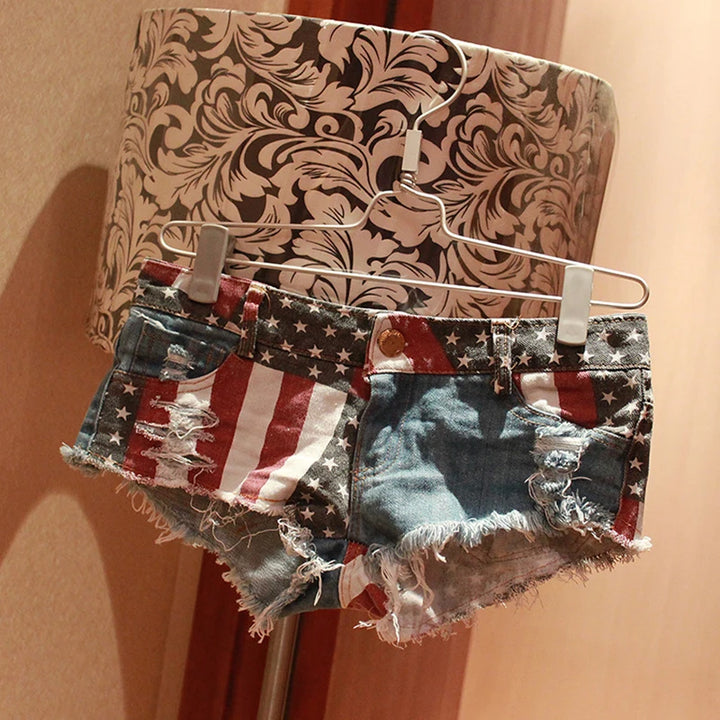 Spicy Low Waist American Denim Shorts