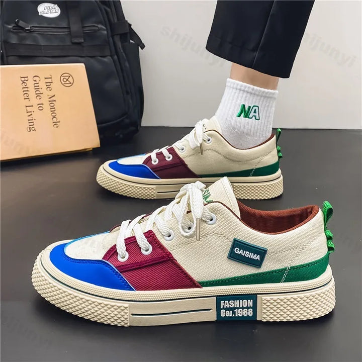 Breathable Non-Slip Color Block Sneakers