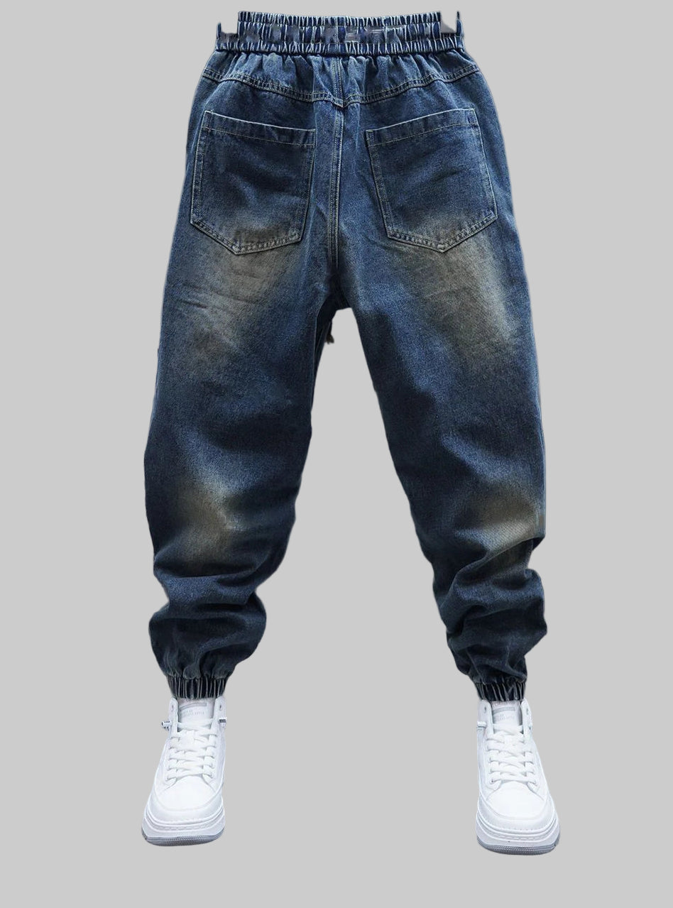 Trendy Patchwork Harajuku Hip-Hop Street Jeans