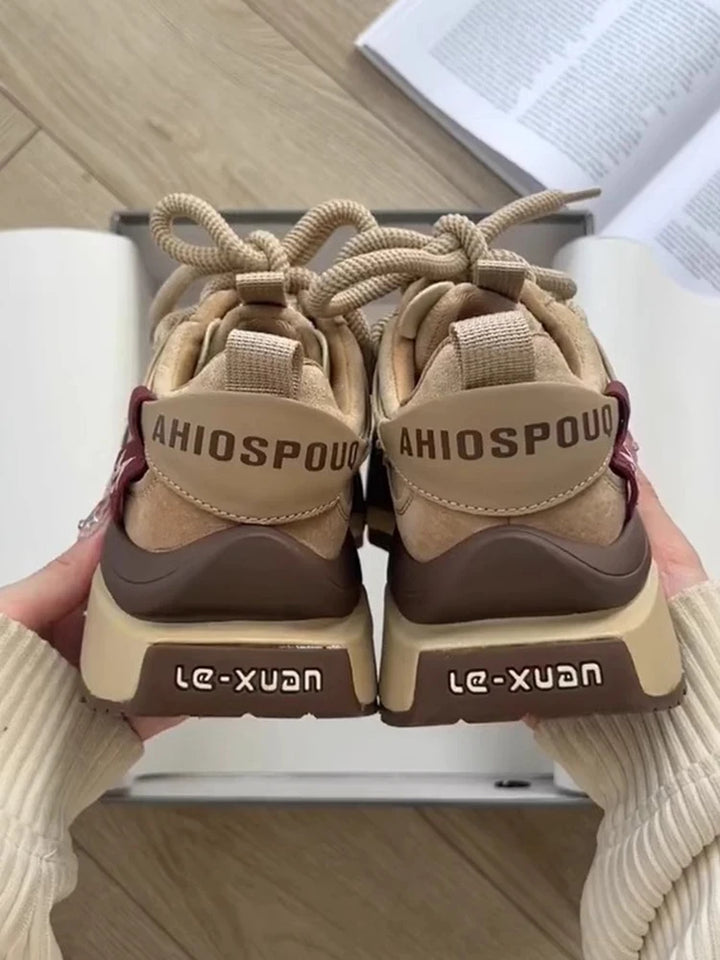 Retro Luxury Suede Sneakers