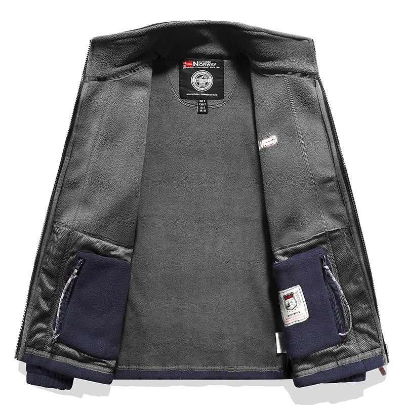 Winter Polar Thermal Fleece Softshell Sports Coat