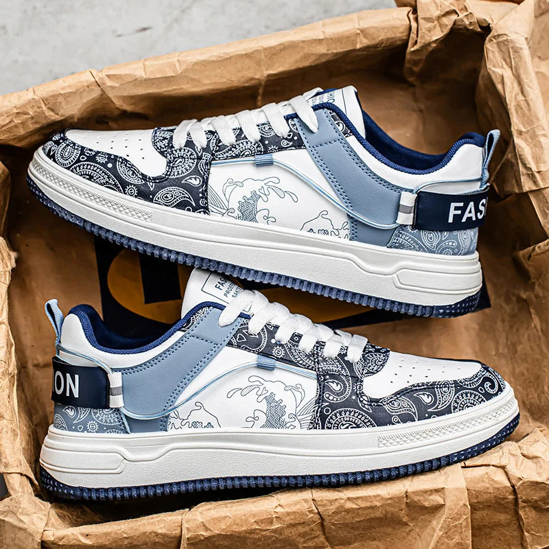 Casual Low-Top Platform Skate Shoes