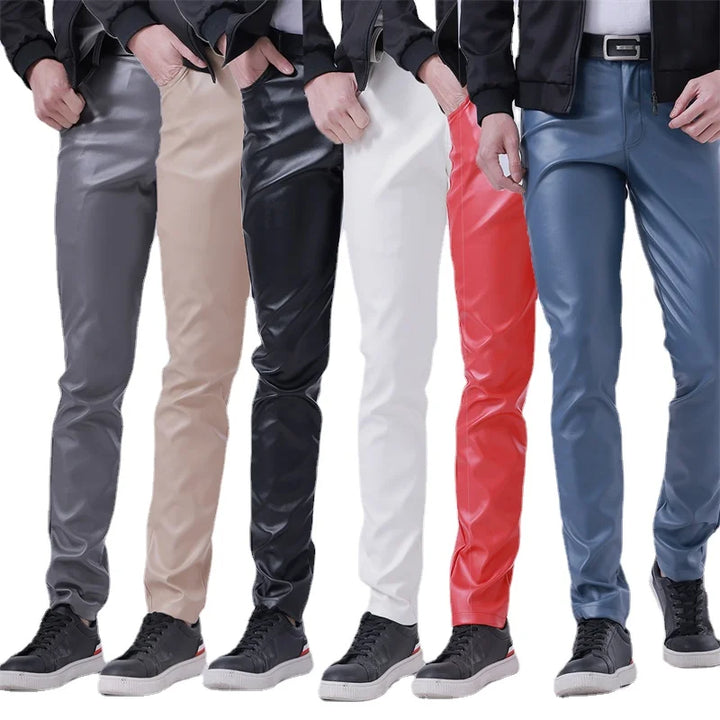 Men's Fashion Leather Pants