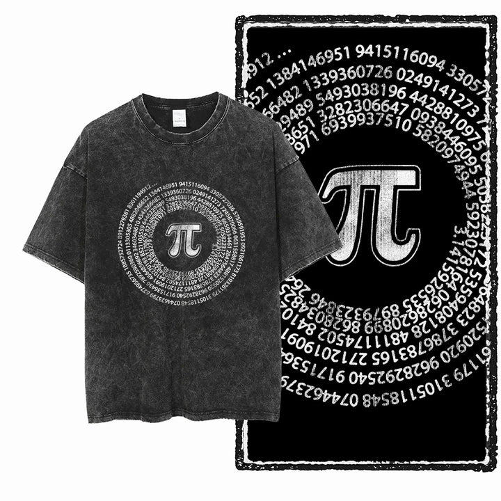 Printed Cotton Acid-Washed Graphic Unisex T-Shirt