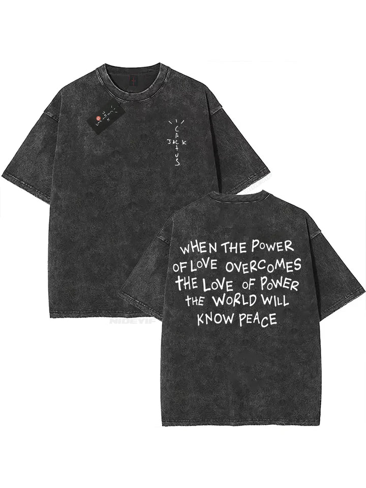 Unisex 100% Cotton Oversized Hip-Hop T-Shirt