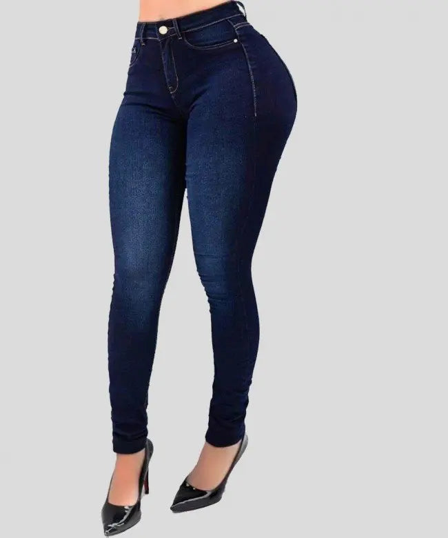 Sexy High-Waisted Slim Shaping Denim Jeans