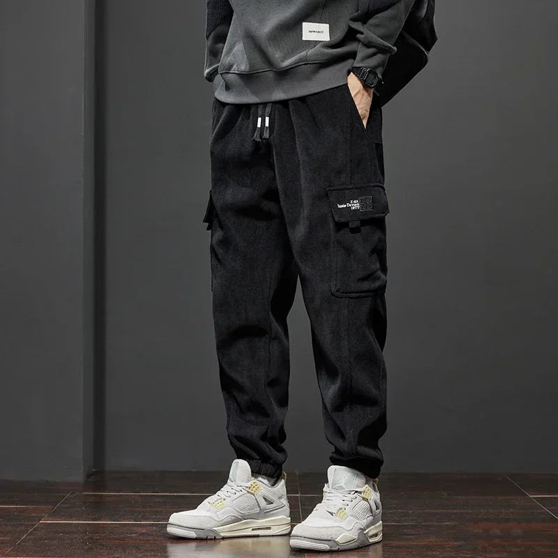 Stretchy Drawstring Harem Joggers