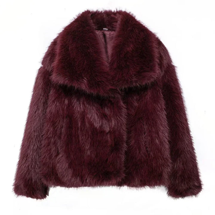 Plush Fluffy Autumn/Winter Faux Fur Coat