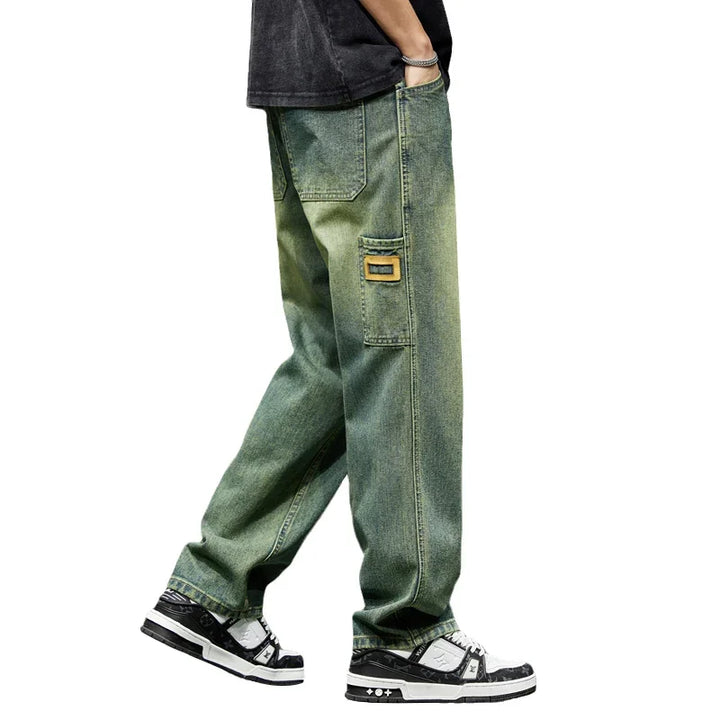Casual Retro Wide-Leg Baggy Jeans