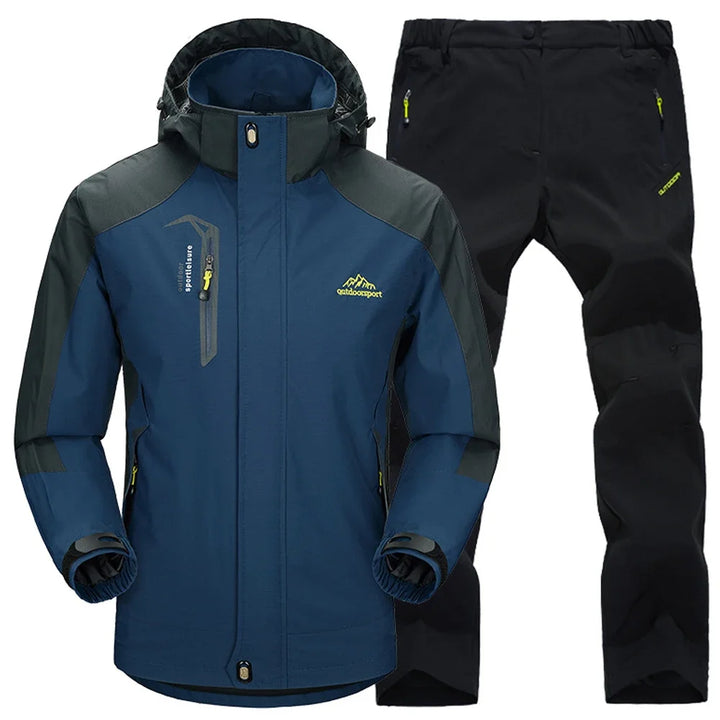 Thermal Fleece Waterproof Hooded Hiking Jackets