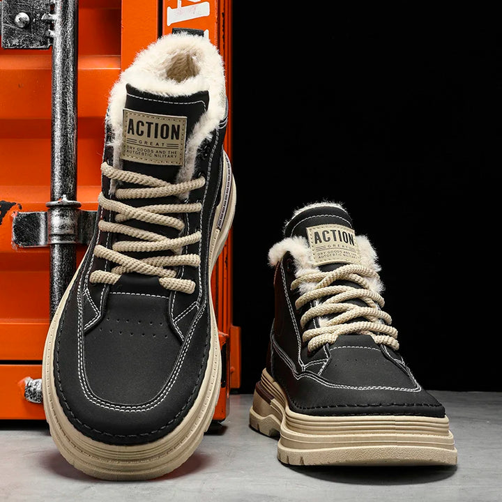 Faux Fur Lined Winter Snow Boots