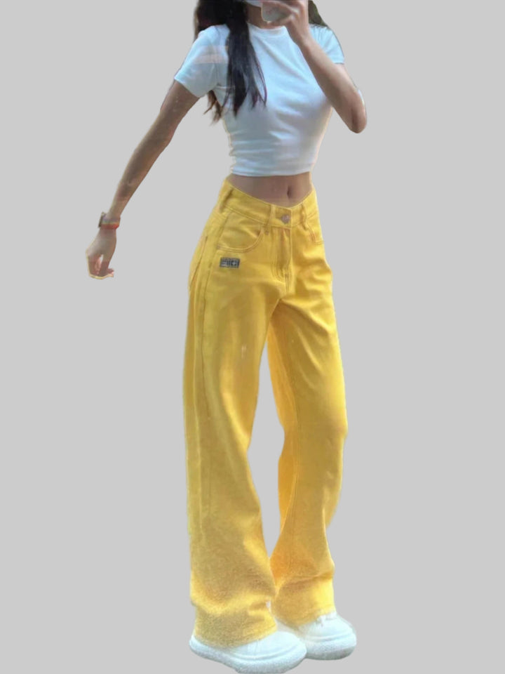 Harajuku High-Waisted Cargo Jeans