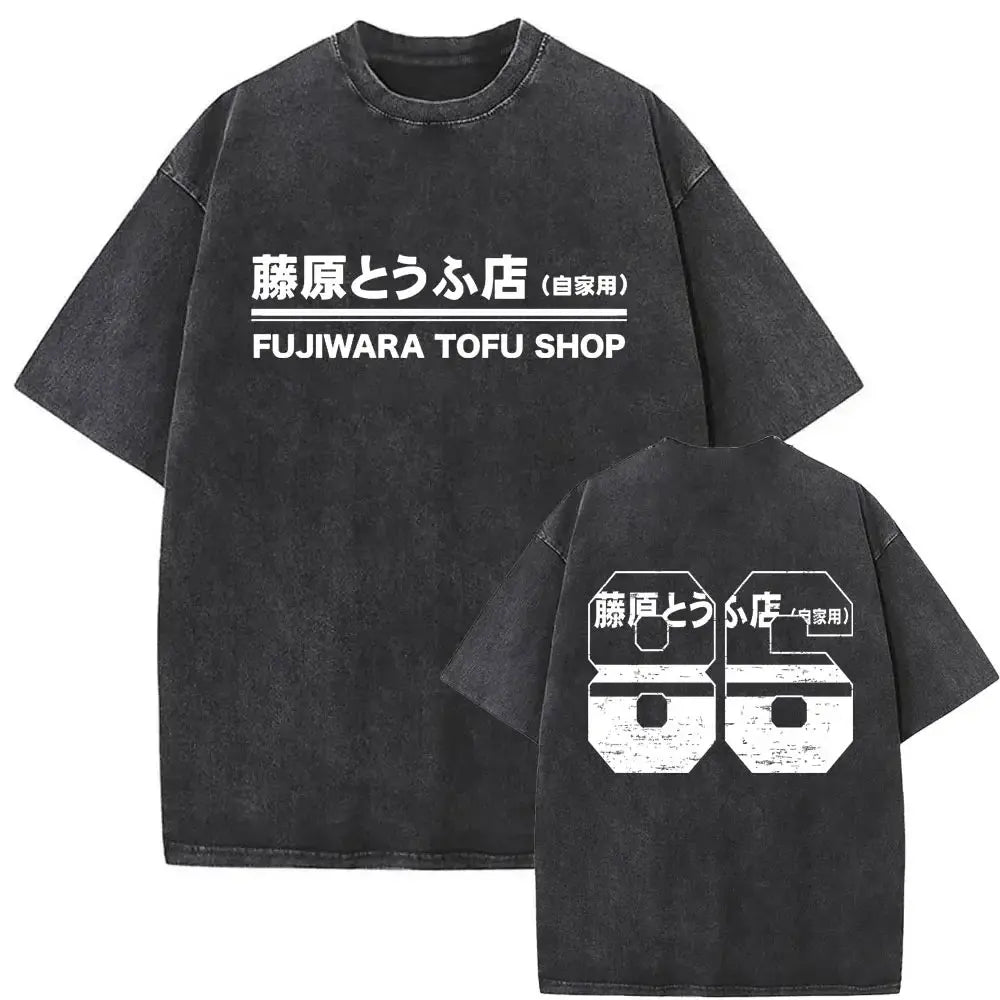 Anime Initial D Drift AE86 & JDM Vintage T-Shirt