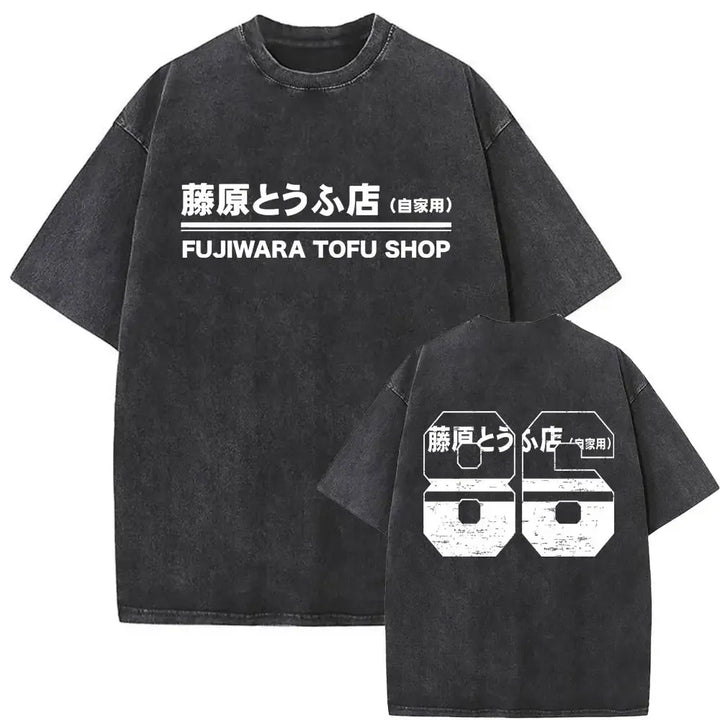 Anime Initial D Drift AE86 & JDM Vintage T-Shirt