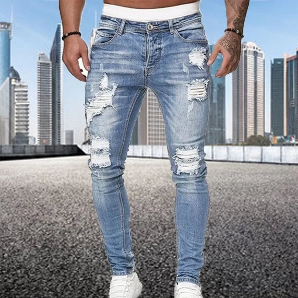 Men’s Ripped Skinny Jeans