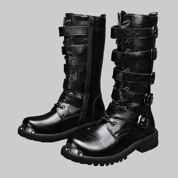 All-Season High-Top Casual Motorcycle Boots