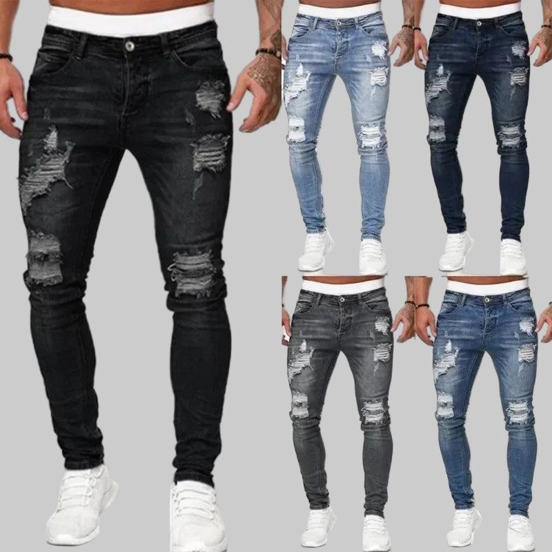 Men’s Ripped Skinny Jeans