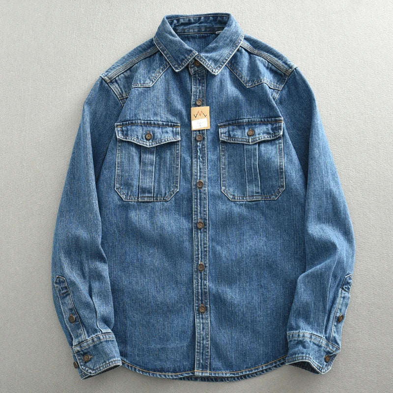 Loose Fit Heavy Duty Denim Shirt