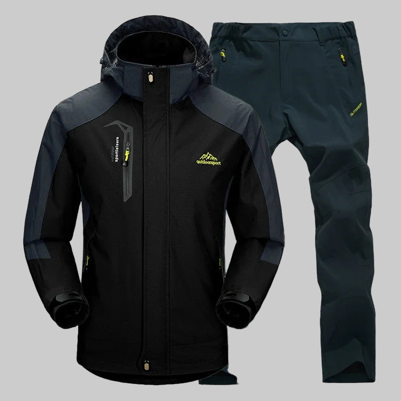 Thermal Fleece Waterproof Hooded Hiking Jackets