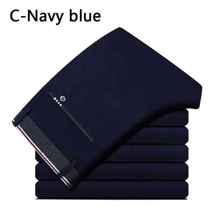 Stretchy Business Casual Straight Leg Pants