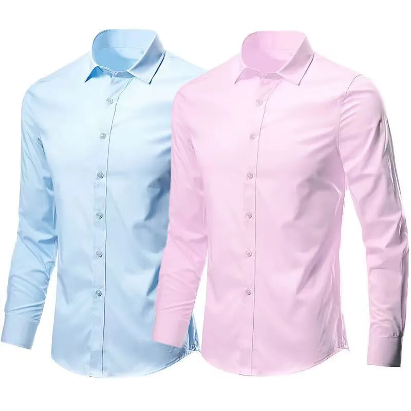 Slim Fit Long Sleeve Dress Shirt