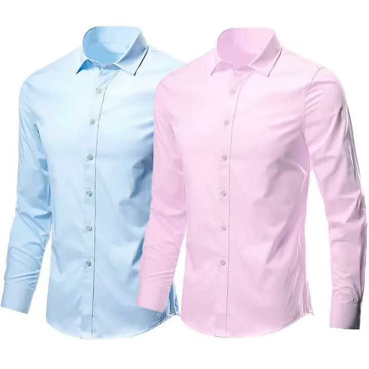 Slim Fit Long Sleeve Dress Shirt