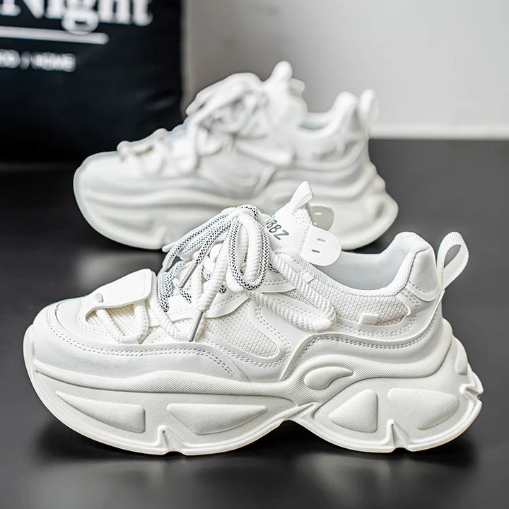 Sporty Versatile Breathable Upper Chunky Sneakers