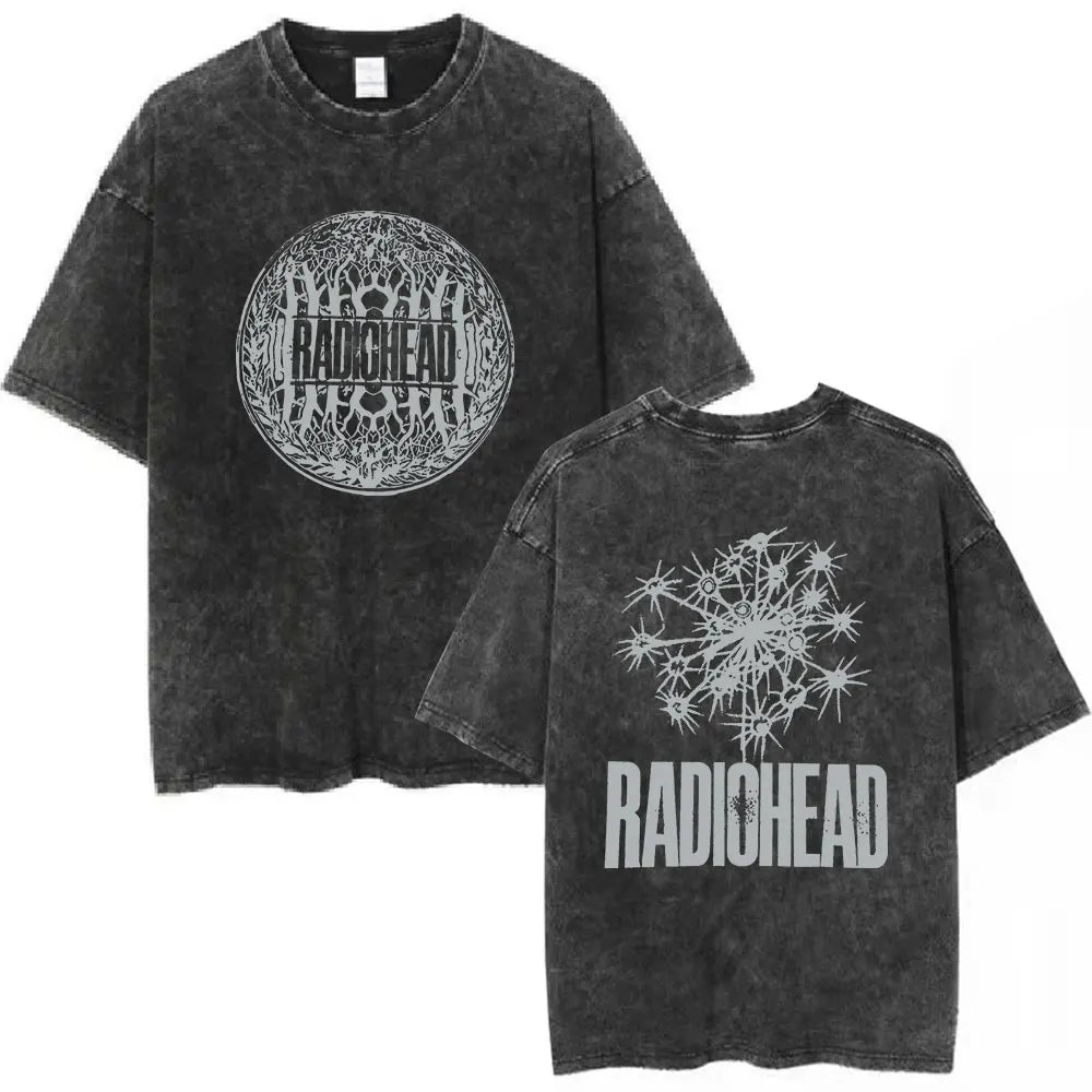 Radiohead Unisex Washed Cotton Tees