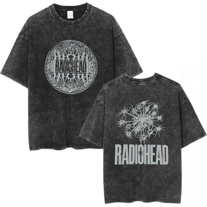 Radiohead Unisex Washed Cotton Tees