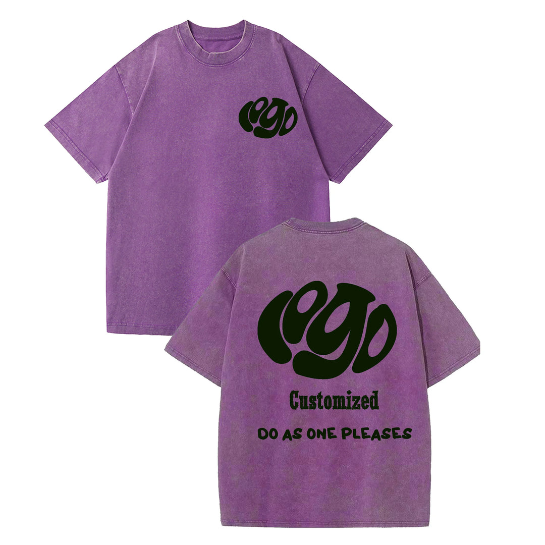 Retro Oversized Print Unisex Cotton T-Shirts
