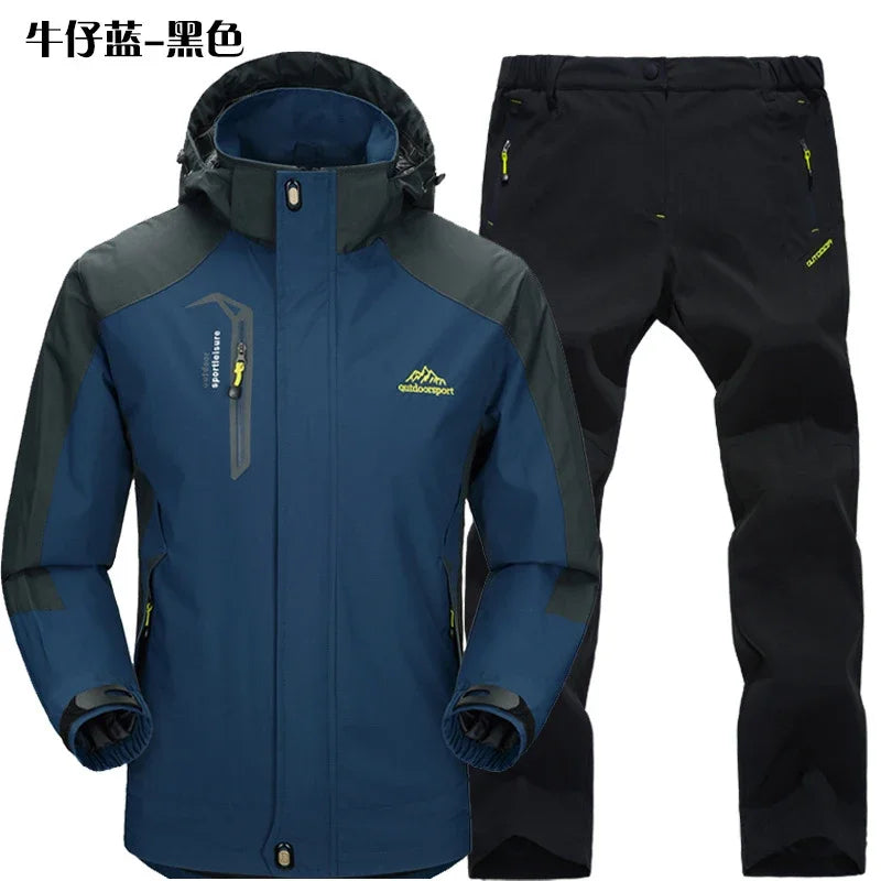 Thermal Fleece Waterproof Hooded Hiking Jackets