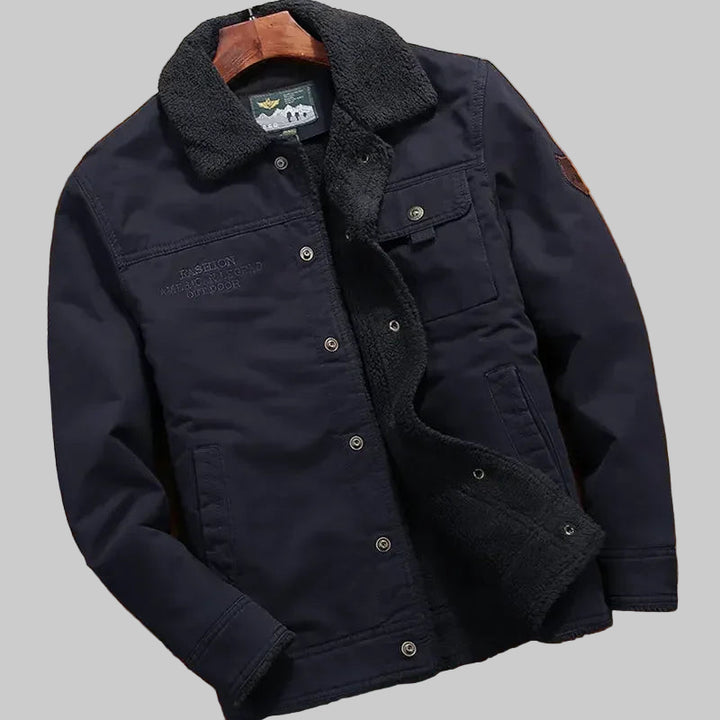 Retro Fur Collar Winter Jacket
