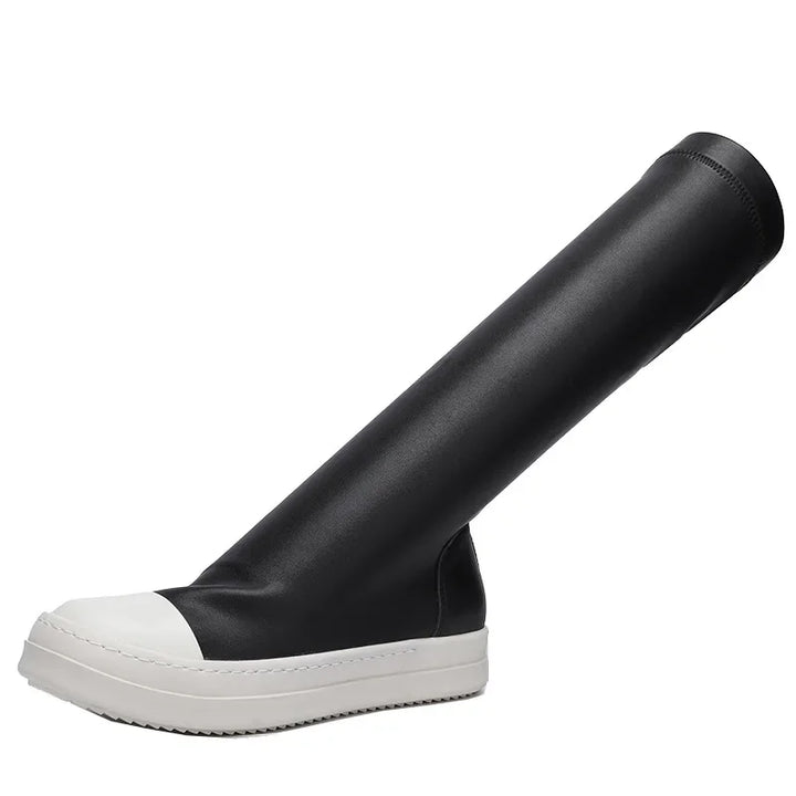 Luxury Leather Knee-High Unisex Boots