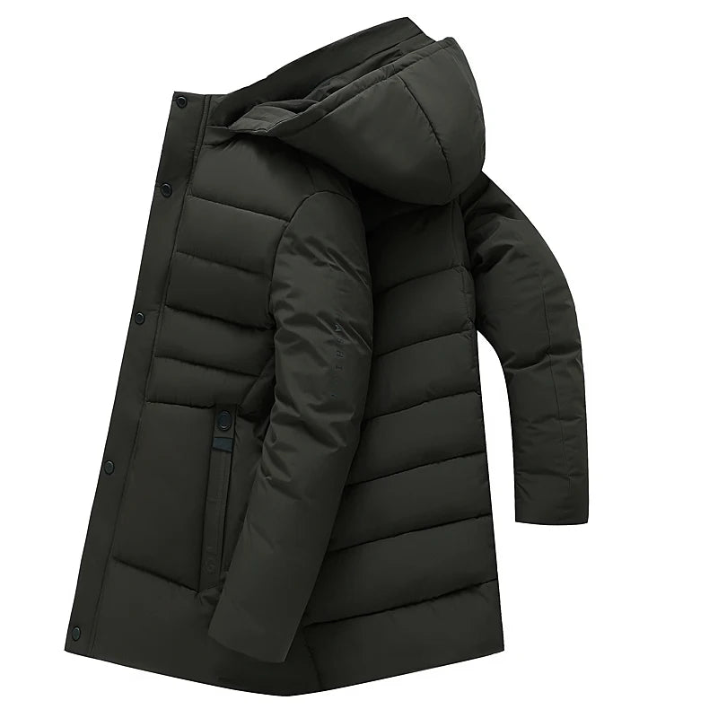 Fleece Hooded Warm Windproof Winter Coat