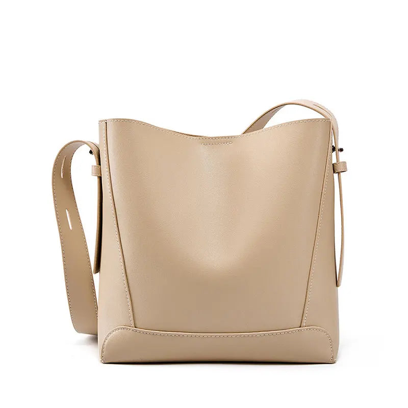 TRISHA | Luxury Cowhide Leather Shoulder Bag