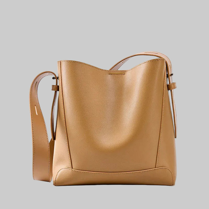 TRISHA | Luxury Cowhide Leather Shoulder Bag