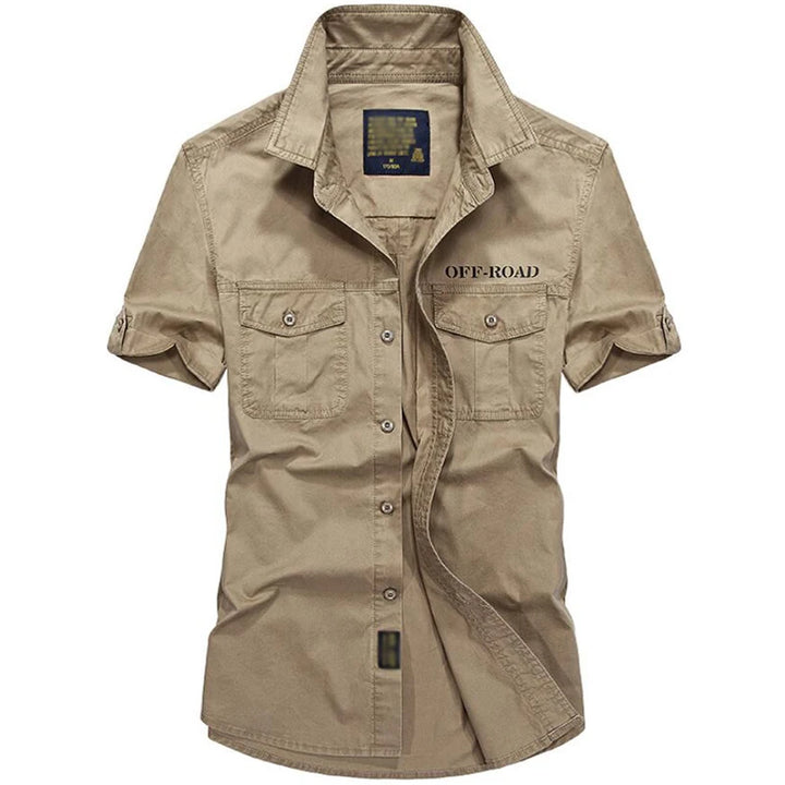 Pure Cotton Oversized Retro Tooling Shirt