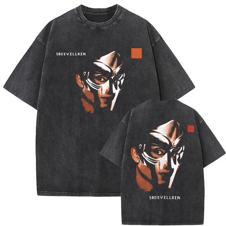 Retro Rapper Mf Doom Graphic Print Tshirt
