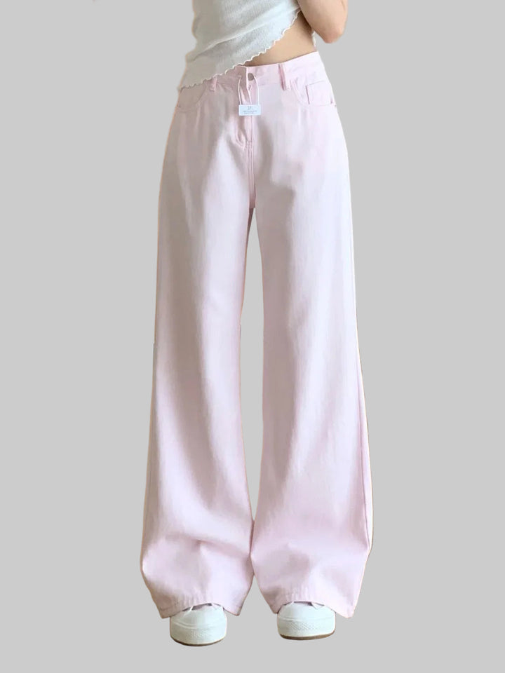 Classic American High Waisted Denim Jeans