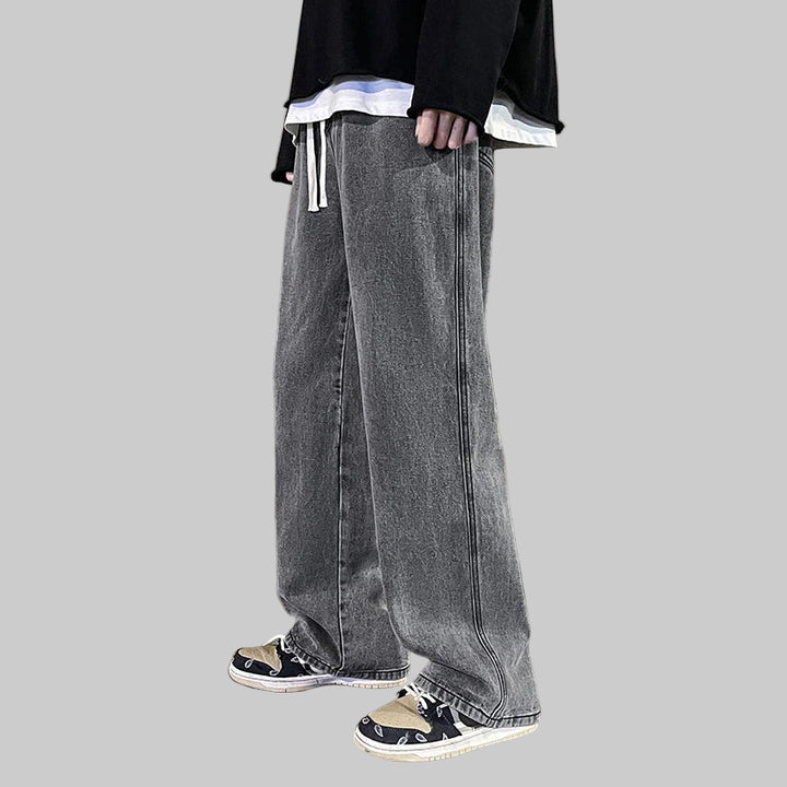 High Street Casual Wide Leg Jeans