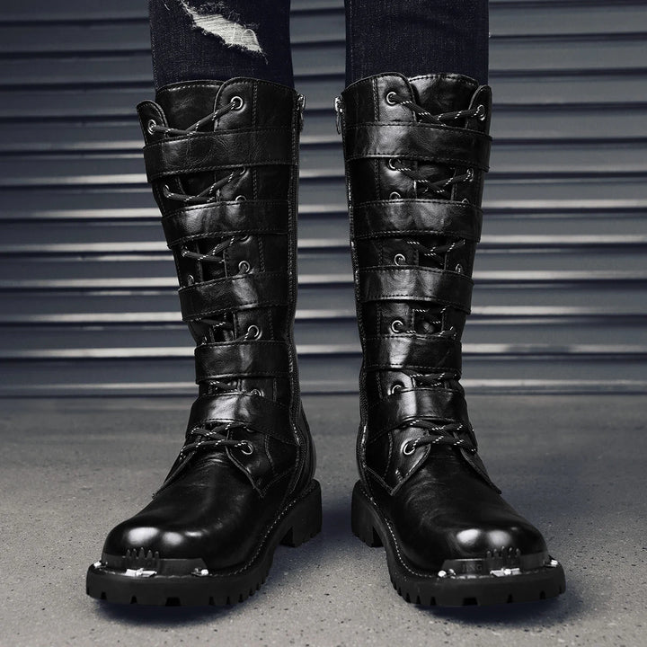 All-Season High-Top Casual Motorcycle Boots
