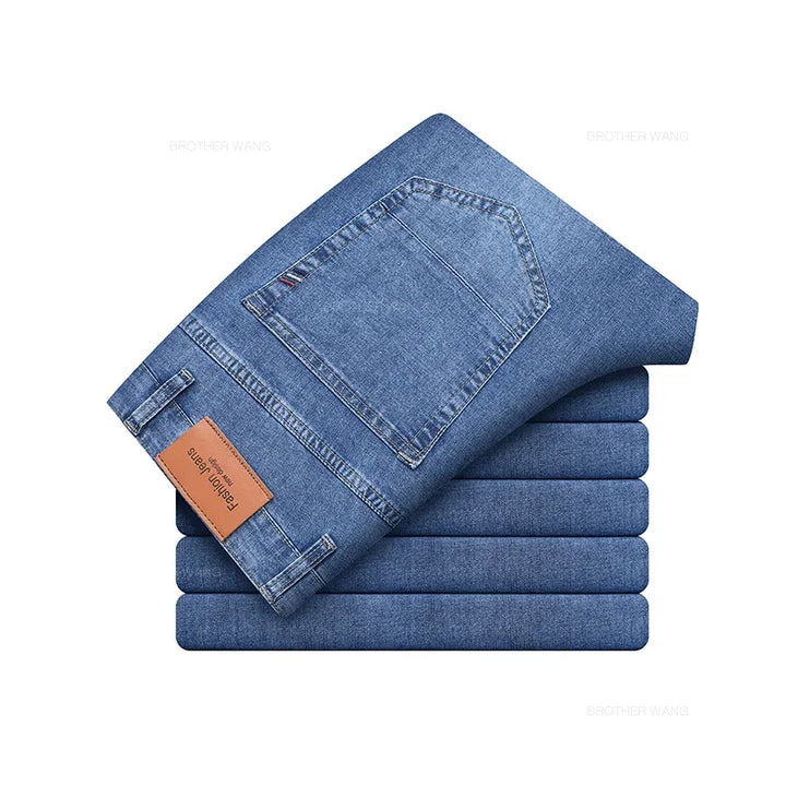 Lightweight Stretchy Cotton Jeans