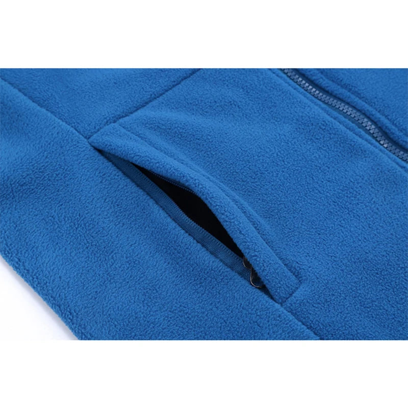 Soft Polar Fleece Lightweight Full Zip Jacket