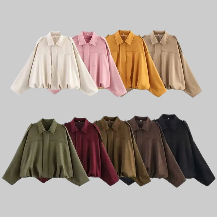 Spring Velvet Feel Pilot Coat