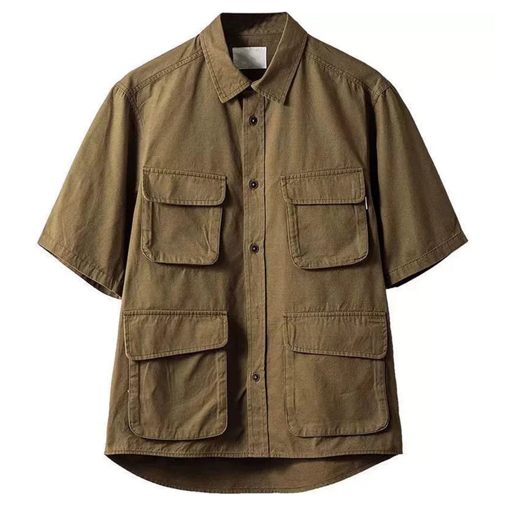 Casual Short Sleeve Cargo Shirt