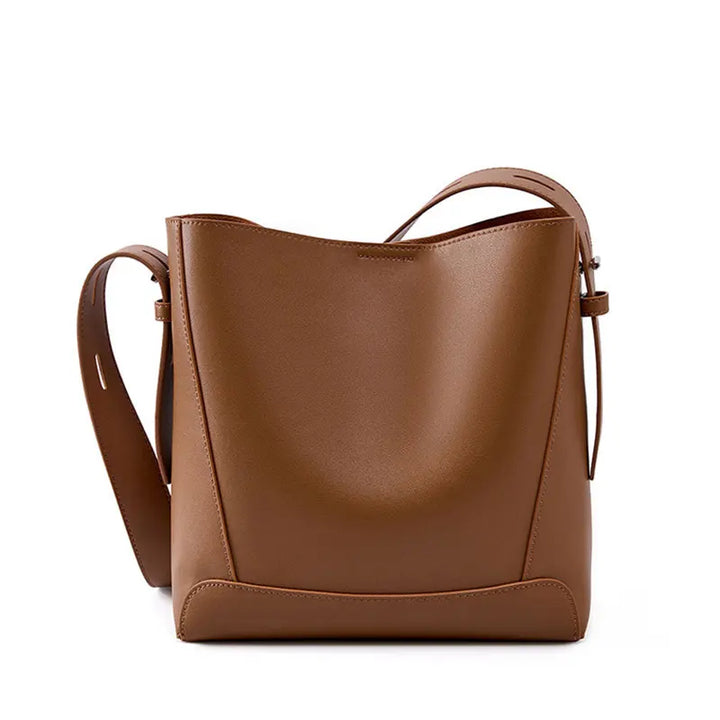TRISHA | Luxury Cowhide Leather Shoulder Bag